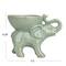 Hello Honey® Gray 7.5" Majestic Stoneware Elephant Bowl